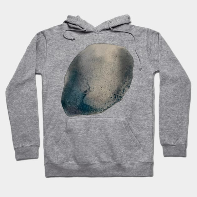 watercolour stone with payne’s grey... Hoodie by drumweaver